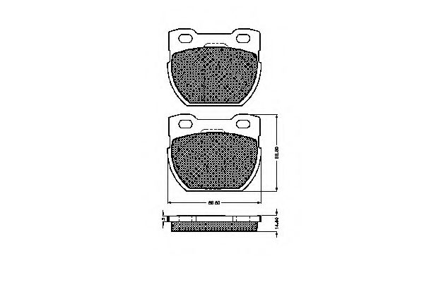 SPIDAN 32874 Тормозные колодки для LAND ROVER DEFENDER (Ленд ровер/лэнд ровер Дэфэндэр) SPIDAN 32874 Тормозные колодки для LAND ROVER DEFENDER (Ленд ровер/лэнд ровер Дэфэндэр)
