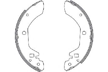 SPIDAN 30425 Тормозные колодоки для NISSAN (Ниссан) SPIDAN 30425 Тормозные колодоки для NISSAN (Ниссан)