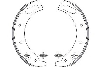 SPIDAN 30288 Тормозные колодоки 