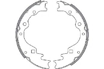 SPIDAN 31457 Тормозные колодоки для MAZDA (Мазда) SPIDAN 31457 Тормозные колодоки для MAZDA (Мазда)