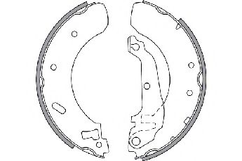 SPIDAN 30040 Тормозные колодоки 