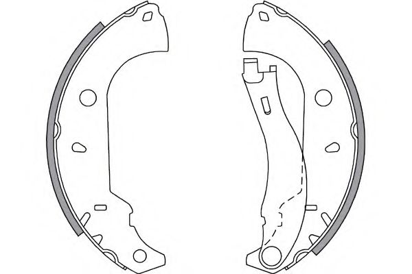 SPIDAN 30484 Тормозные колодоки для FIAT TEMPRA (Фиат Тэмпра) SPIDAN 30484 Тормозные колодоки для FIAT TEMPRA (Фиат Тэмпра)
