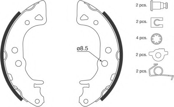 SPIDAN 30551 Тормозные колодоки для CITROËN CHANSON (CитроËн Чансон) SPIDAN 30551 Тормозные колодоки для CITROËN CHANSON (CитроËн Чансон)