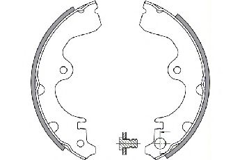 SPIDAN 30553 Тормозные колодоки для TOYOTA PASEO (Тойота/тоета Пасэо) SPIDAN 30553 Тормозные колодоки для TOYOTA PASEO (Тойота/тоета Пасэо)