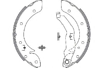 SPIDAN 33633 Тормозные колодоки для PEUGEOT 405 II (Пежо 405 2) SPIDAN 33633 Тормозные колодоки для PEUGEOT 405 II (Пежо 405 2)