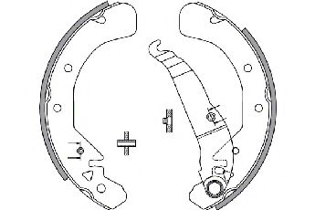 SPIDAN 33624 Тормозные колодоки для OPEL ASTRA H HATCH (Опель Астра н хэтчбек) SPIDAN 33624 Тормозные колодоки для OPEL ASTRA H HATCH (Опель Астра н хэтчбек)