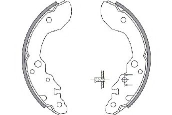 SPIDAN 33974 Тормозные колодоки для SUZUKI X-90 (Сузуки X-90)