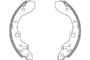 SPIDAN 33611 Тормозные колодоки для MAZDA ETUDE VI (Мазда Этудэ vи)