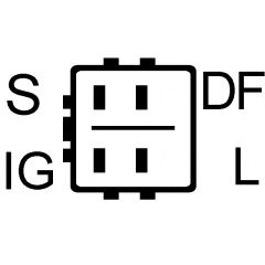 SPIDAN 6487 Генератор для TOYOTA (Тойота/тоета) SPIDAN 6487 Генератор для TOYOTA (Тойота/тоета)