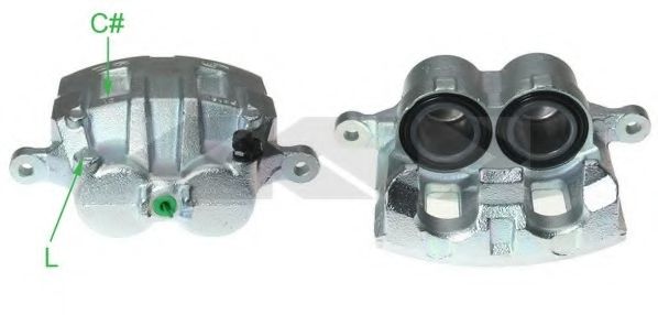 SPIDAN 404472 Тормозной суппорт для HYUNDAI H-1 / GRAND STAREX (Хендай Н1 / гранд старэx) SPIDAN 404472 Тормозной суппорт для HYUNDAI H-1 / GRAND STAREX (Хендай Н1 / гранд старэx)