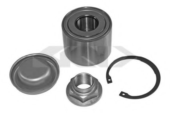 SPIDAN 27554 Комплект подшипника ступицы колеса для CITROËN C4 (CитроËн С4) SPIDAN 27554 Комплект подшипника ступицы колеса для CITROËN C4 (CитроËн С4)