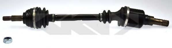 SPIDAN 24460 Приводной вал для RENAULT CLIO III (Рено Клио 3) SPIDAN 24460 Приводной вал для RENAULT CLIO III (Рено Клио 3)