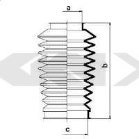 SPIDAN 83654 Пыльник, рулевое управление для OPEL ASTRA F (Опель Астра ф) SPIDAN 83654 Пыльник, рулевое управление для OPEL ASTRA F (Опель Астра ф)