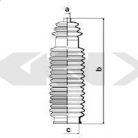 SPIDAN 83658 Пыльник, рулевое управление для PEUGEOT 605 (Пежо 605) SPIDAN 83658 Пыльник, рулевое управление для PEUGEOT 605 (Пежо 605)