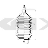 SPIDAN 83895 Пыльник, рулевое управление для MAZDA 323 S VI (Мазда 323 с6) SPIDAN 83895 Пыльник, рулевое управление для MAZDA 323 S VI (Мазда 323 с6)
