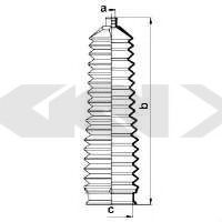 SPIDAN 83901 Пыльник, рулевое управление для KIA CARNIVAL II (Киа Карнивал 2) SPIDAN 83901 Пыльник, рулевое управление для KIA CARNIVAL II (Киа Карнивал 2)