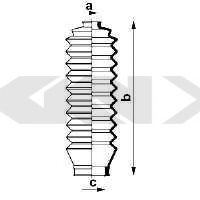 SPIDAN 83934 Пыльник, рулевое управление для HONDA CRX II (Хонда Cрх 2) SPIDAN 83934 Пыльник, рулевое управление для HONDA CRX II (Хонда Cрх 2)