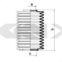 SPIDAN 83954 Пыльник, рулевое управление для PEUGEOT 305 II (Пежо 305 2) SPIDAN 83954 Пыльник, рулевое управление для PEUGEOT 305 II (Пежо 305 2)