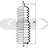 SPIDAN 83957 Пыльник, рулевое управление для OPEL KADETT C (Опель Кадэтт c) SPIDAN 83957 Пыльник, рулевое управление для OPEL KADETT C (Опель Кадэтт c)