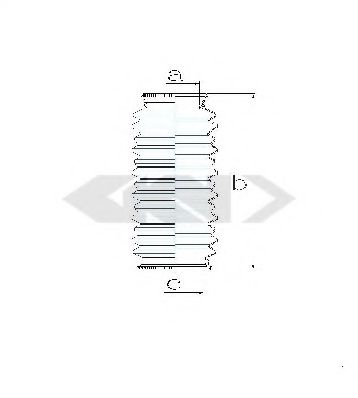 SPIDAN 83977 Пыльник, рулевое управление для PEUGEOT 605 (Пежо 605) SPIDAN 83977 Пыльник, рулевое управление для PEUGEOT 605 (Пежо 605)