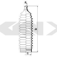 SPIDAN 83980 Пыльник, рулевое управление для TOYOTA ECHO VERSO (Тойота/тоета Эчо vэрсо) SPIDAN 83980 Пыльник, рулевое управление для TOYOTA ECHO VERSO (Тойота/тоета Эчо vэрсо)