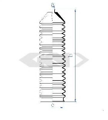 SPIDAN 84118 Пыльник, рулевое управление для FIAT 500 C (Фиат 500 c) SPIDAN 84118 Пыльник, рулевое управление для FIAT 500 C (Фиат 500 c)