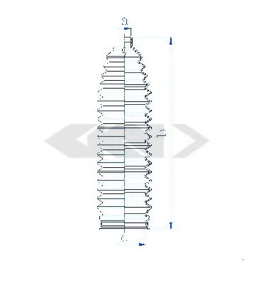 SPIDAN 84122 Пыльник, рулевое управление для AUDI TT (Ауди Тт) SPIDAN 84122 Пыльник, рулевое управление для AUDI TT (Ауди Тт)