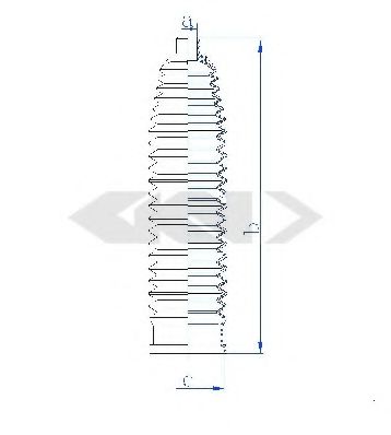 SPIDAN 84131 Пыльник, рулевое управление для VOLVO S40 II (Вольво S40 2) SPIDAN 84131 Пыльник, рулевое управление для VOLVO S40 II (Вольво S40 2)