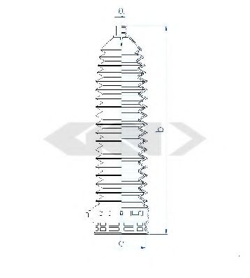 SPIDAN 84138 Пыльник, рулевое управление для MERCEDESBENZ (Мерседес бенц) SPIDAN 84138 Пыльник, рулевое управление для MERCEDESBENZ (Мерседес бенц)