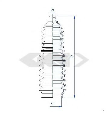 SPIDAN 84143 Пыльник, рулевое управление для PEUGEOT 207 (Пежо 207) SPIDAN 84143 Пыльник, рулевое управление для PEUGEOT 207 (Пежо 207)
