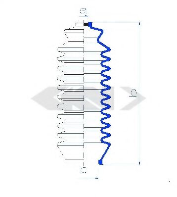 SPIDAN 84160 Пыльник, рулевое управление для TOYOTA COROLLA (Тойота/тоета Cоролла) SPIDAN 84160 Пыльник, рулевое управление для TOYOTA COROLLA (Тойота/тоета Cоролла)