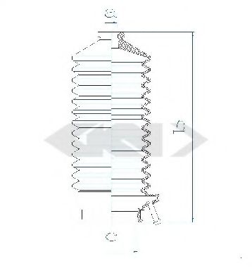 SPIDAN 84165 Пыльник, рулевое управление для NISSAN (Ниссан) SPIDAN 84165 Пыльник, рулевое управление для NISSAN (Ниссан)
