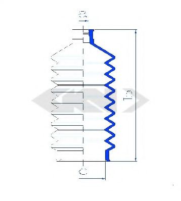 SPIDAN 84167 Пыльник, рулевое управление для FIAT STRADA II (Фиат Страда 2) SPIDAN 84167 Пыльник, рулевое управление для FIAT STRADA II (Фиат Страда 2)