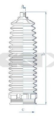 SPIDAN 84222 Пыльник, рулевое управление для DACIA (Дача) SPIDAN 84222 Пыльник, рулевое управление для DACIA (Дача)