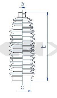 SPIDAN 84224 Пыльник, рулевое управление для MAZDA ATENZA (Мазда Атэнза) SPIDAN 84224 Пыльник, рулевое управление для MAZDA ATENZA (Мазда Атэнза)