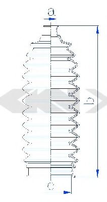 SPIDAN 84247 Пыльник, рулевое управление для SUBARU LEGACY IV (Субару Легаси 4) SPIDAN 84247 Пыльник, рулевое управление для SUBARU LEGACY IV (Субару Легаси 4)