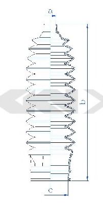 SPIDAN 84248 Пыльник, рулевое управление для SUBARU LEGACY IV (Субару Легаси 4) SPIDAN 84248 Пыльник, рулевое управление для SUBARU LEGACY IV (Субару Легаси 4)