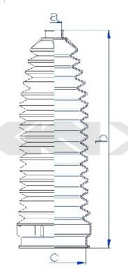 SPIDAN 84259 Пыльник, рулевое управление для ABARTH GRANDE PUNTO (Абартх Гранде пунто) SPIDAN 84259 Пыльник, рулевое управление для ABARTH GRANDE PUNTO (Абартх Гранде пунто)