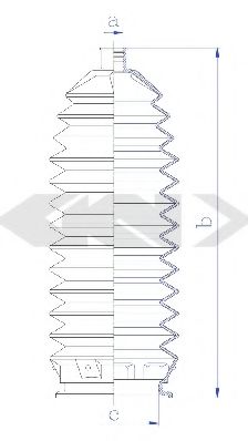 SPIDAN 84267 Пыльник, рулевое управление для SUZUKI (Сузуки) SPIDAN 84267 Пыльник, рулевое управление для SUZUKI (Сузуки)