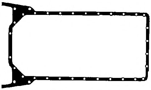 ELRING 835.261 Прокладка, масляный поддон 