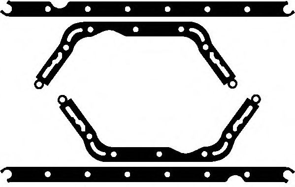 ELRING 157.710 Прокладка, масляный поддон 