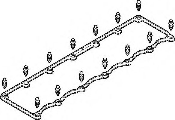 ELRING 181.500 Комплект прокладок, крышка головки цилиндра для MAN NM (Ман Нм)