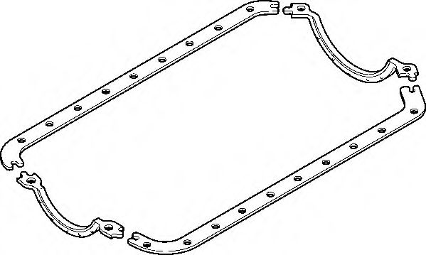 ELRING 692.090 Комплект прокладок, масляный поддон 
