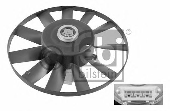 FEBI BILSTEIN 09809 Вентилятор, охлаждение двигателя механическая коробка передач для VOLKSWAGEN CABRIO III (Фольксваген Cабрио 3) FEBI BILSTEIN 09809 Вентилятор, охлаждение двигателя механическая коробка передач для VOLKSWAGEN CABRIO III (Фольксваген Cабрио 3)