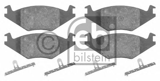 FEBI BILSTEIN 16011 Тормозные колодки для VOLKSWAGEN JETTA II (Фольксваген Жэтта 2) FEBI BILSTEIN 16011 Тормозные колодки для VOLKSWAGEN JETTA II (Фольксваген Жэтта 2)