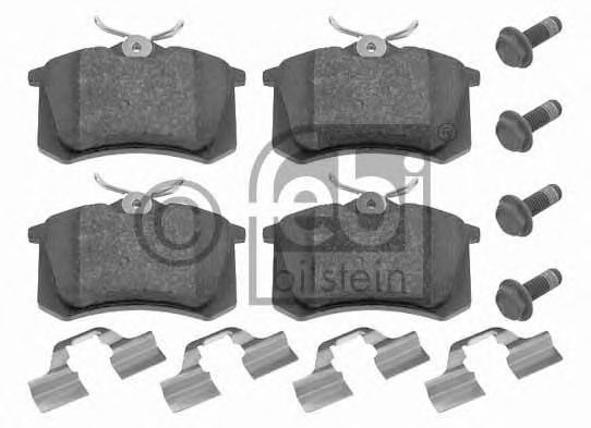 FEBI BILSTEIN 16052 Тормозные колодки 31-P-080 001 для VOLKSWAGEN (Фольксваген) FEBI BILSTEIN 16052 Тормозные колодки 31-P-080 001 для VOLKSWAGEN (Фольксваген)