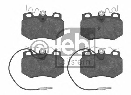 FEBI BILSTEIN 16242 Тормозные колодки для PEUGEOT 205 II (Пежо 205 2) FEBI BILSTEIN 16242 Тормозные колодки для PEUGEOT 205 II (Пежо 205 2)