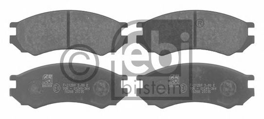 FEBI BILSTEIN 16268 Тормозные колодки для NISSAN PRIMERA (Ниссан Примера) FEBI BILSTEIN 16268 Тормозные колодки для NISSAN PRIMERA (Ниссан Примера)