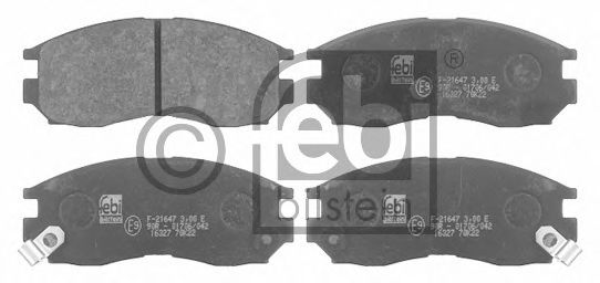FEBI BILSTEIN 16327 Тормозные колодки для MITSUBISHI ETERNA IV (Митсубиши/митсубиси Этэрна иv) FEBI BILSTEIN 16327 Тормозные колодки для MITSUBISHI ETERNA IV (Митсубиши/митсубиси Этэрна иv)