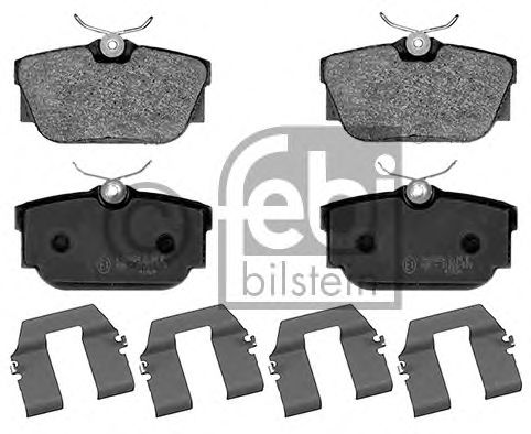 FEBI BILSTEIN 16382 Тормозные колодки 70-X-250 000 для VOLKSWAGEN (Фольксваген) FEBI BILSTEIN 16382 Тормозные колодки 70-X-250 000 для VOLKSWAGEN (Фольксваген)